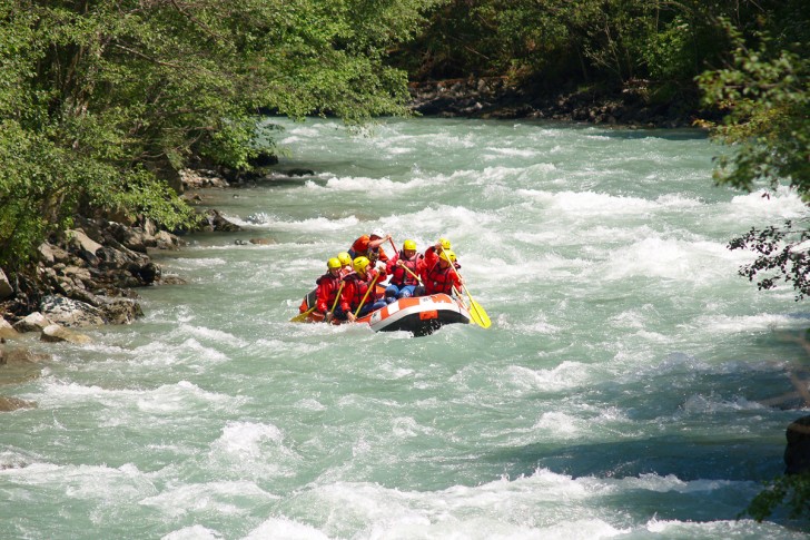 Rafting im Urlaub in Österreich